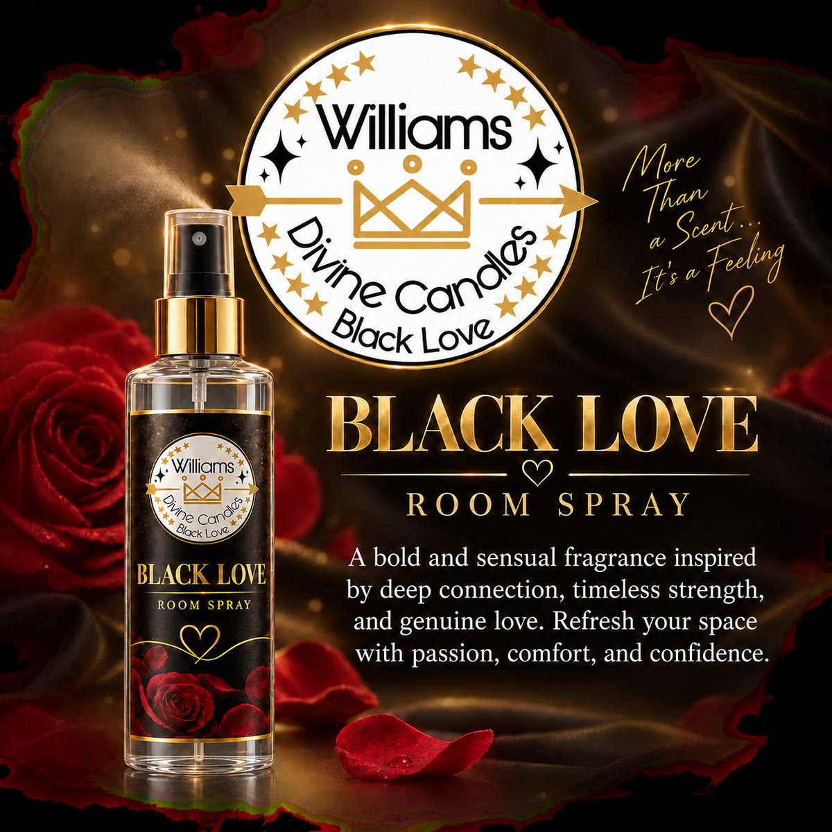 Black Love  Room Spray